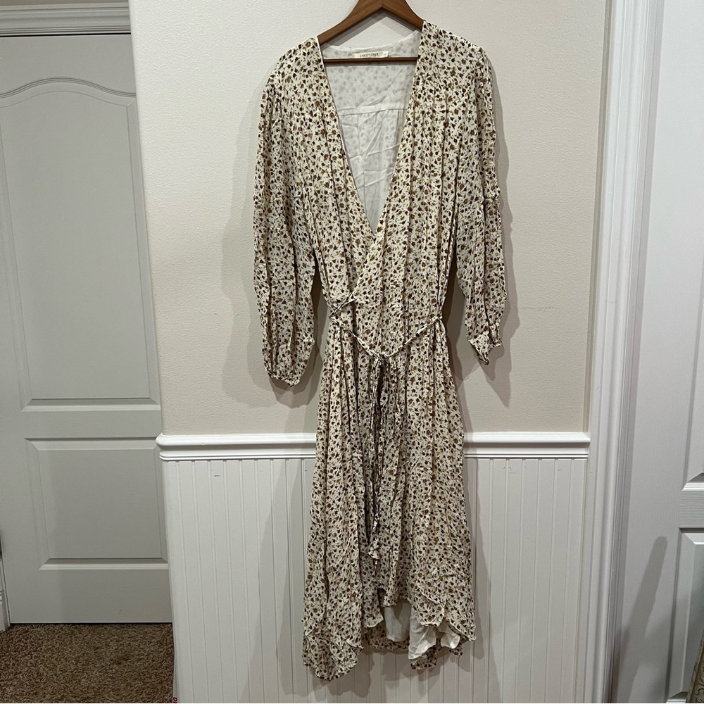 Christy Dawn Floral Wrap Dress Size 3X